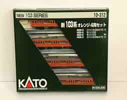KATO 新103系 Nゲージ 4両セット 10-312+単品6両 KATO 10-312 新103系 オレンジ 4両セット 入線: Nゲージ立川駅